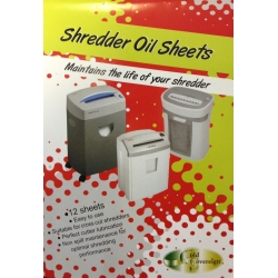 SHREDDER OIL SHEETS